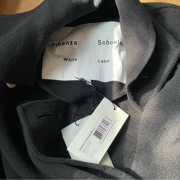 NWT Proenza Schouler white label double breasted long coat wool cashmere luxe - Picture 11 of 14